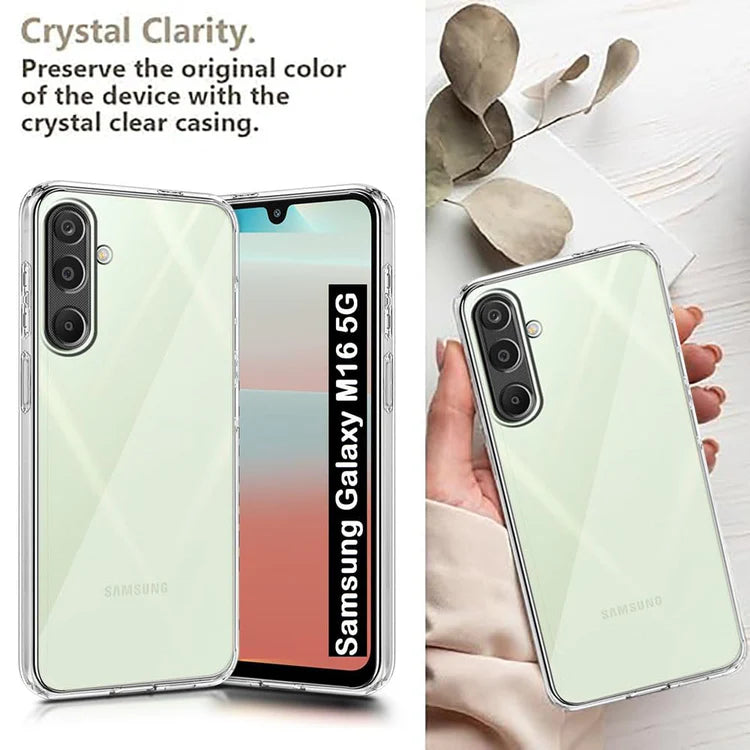 VAKIBO Transparent Back Cover Case Suitable for Samsung Galaxy F16