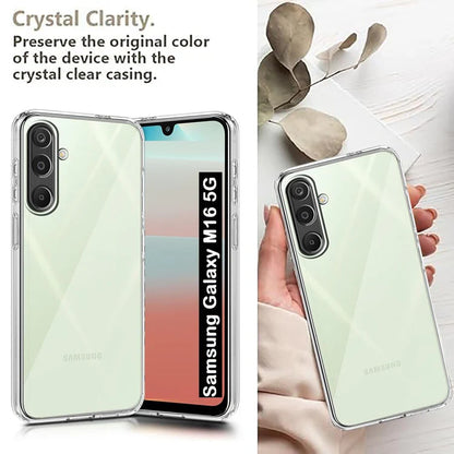 VAKIBO Transparent Back Cover Case Suitable for Samsung Galaxy F16