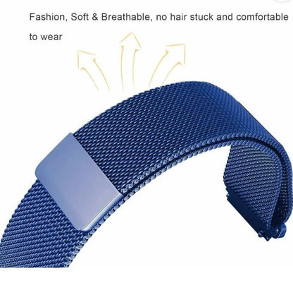 Magnetic Metal Belt for Watch(Blue 42-44-45-49mm)