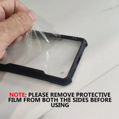 VAKIBO Best Selling Black and Transparent Back Cover Case Made With Soft TPU and Acrylic With 4 Corner and Camera Protection Suitable for Mi Redmi 14R