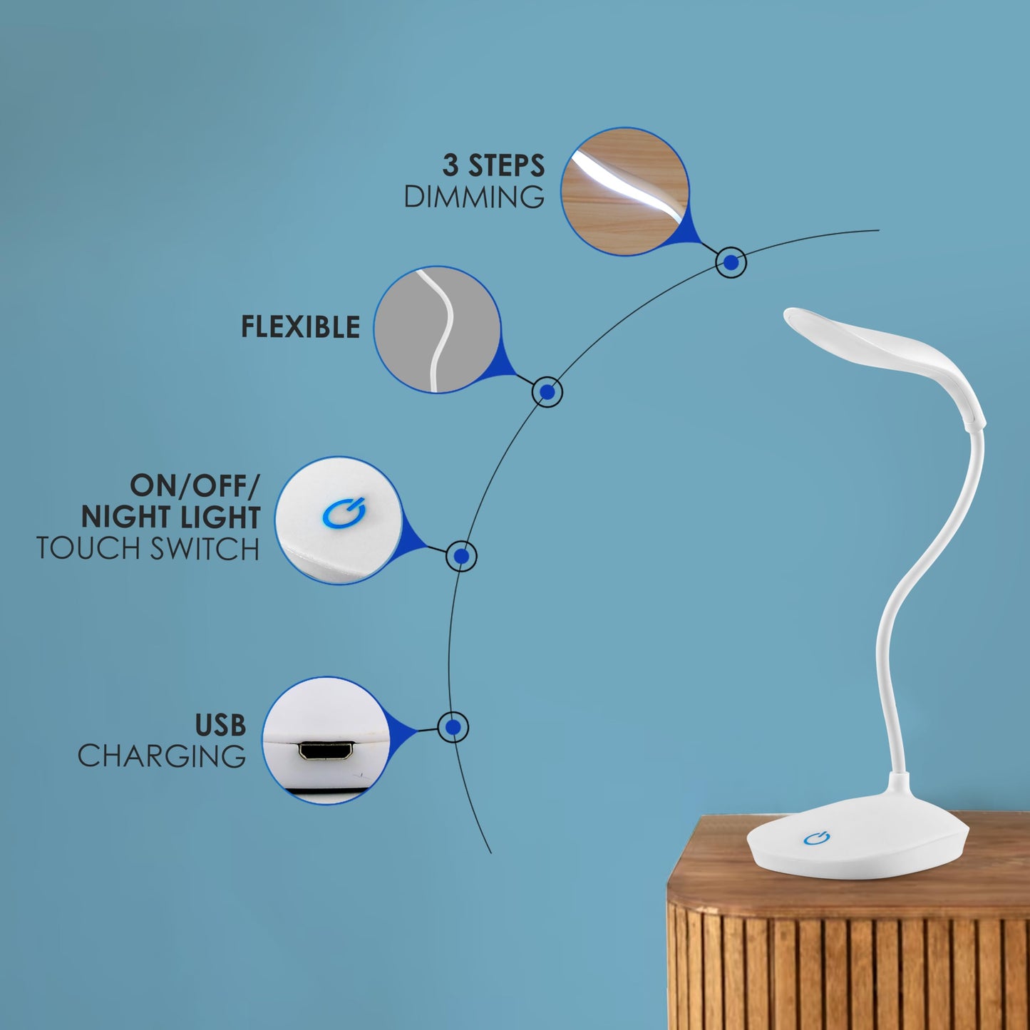 Reading LED Table Lamp