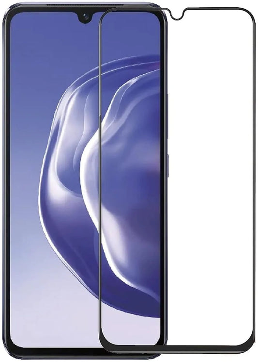 Super Premium Quality Tempered Glass Screen Guard Protector With Black Border Suitable For Vivo V21E
