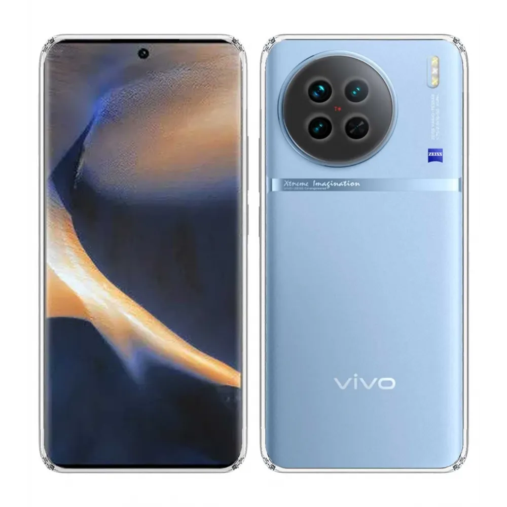 VAKIBO Premium Clear 1.5MM Thick Transparent Soft TPU Rubber Back Cover Case With Camera Protection Suitable for Vivo X90 5G
