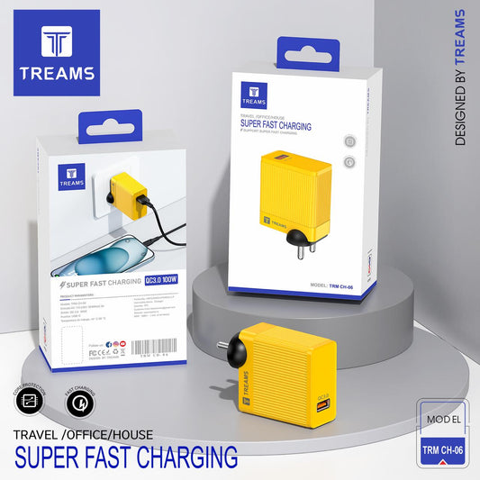 Treams CH 06 TYPE Charger 3.0 100W
