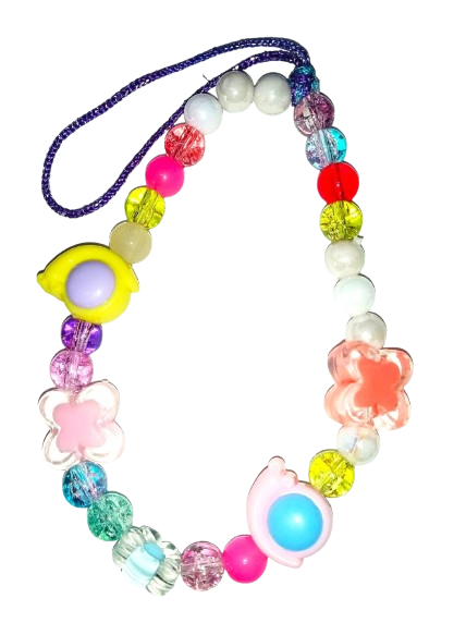 Women Strap Durable Cell Phone Charm Anti-Lost Phone Lanyard Charm Strap Chain Phone Chain Accessories Cute Fashion(MIX DESIGN)(MIX COLOUR)(Pack of 1)