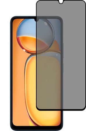 Super Premium Quality Tempered Glass Screen Guard Protector With Black Border Suitable For Mi Poco C65