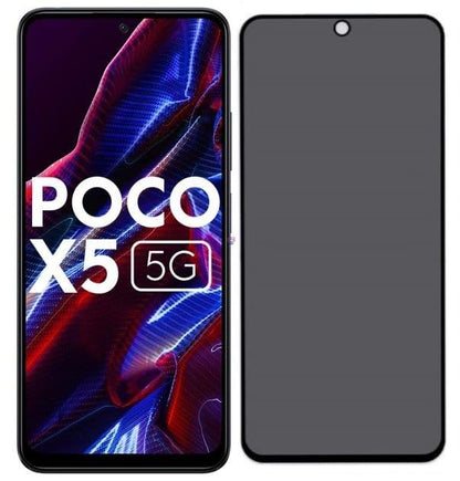 Super Premium Quality Tempered Glass Screen Guard Protector With Black Border Suitable For Mi Poco X5