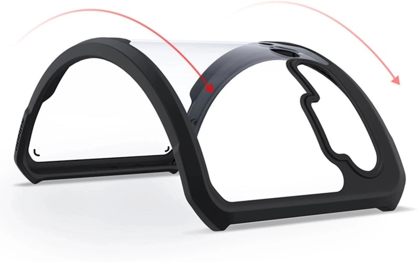 VAKIBO Best Selling Black and Transparent Coloured Made With Soft TPU and Acrylic Back Cover Case With 4 Corner and Camera Protection Suitable for Samsung Galaxy S25 Edge