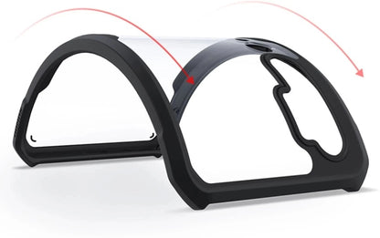 VAKIBO Best Selling Black and Transparent Coloured Made With Soft TPU and Acrylic Back Cover Case With 4 Corner and Camera Protection Suitable for Samsung Galaxy S25 Edge