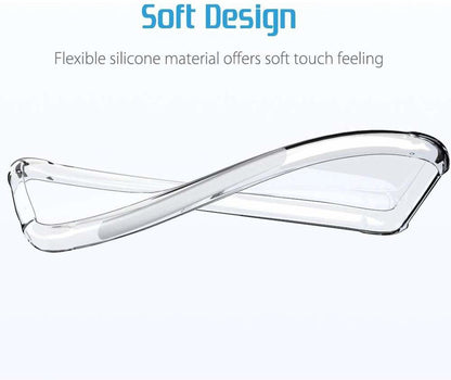 VAKIBO Super Premium Soft TPU Transparent Case With Dustplug,Side Grip,Corner Protection,lanyard Cuts,Camera Protection Suitable for Nokia 7.2