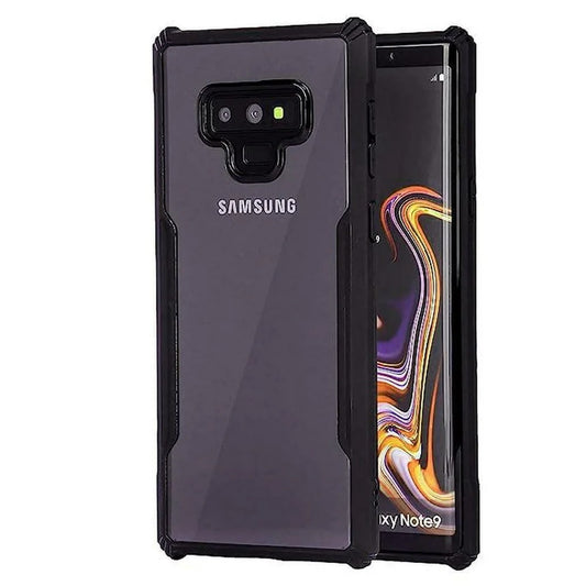 VAKIBO Super Premium Black Border Transparent Case With Corner Protection & Camera Protection Suitable for Samsung Note 9