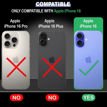 VAKIBO Premium Clear 2MM Thick Transparent Soft TPU Rubber Back Cover Case With Camera Protection Suitable for iPhone 16