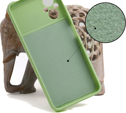VAKIBO Matte 1.5 MM Thick With Camera Protection Pista Green Coloured Soft TPU Rubber Back Cover Case Suitable for Mi Redmi 7