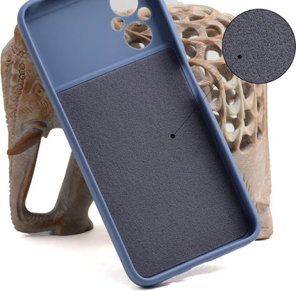 VAKIBO Matte 1.5 MM Thick With Camera Protection Steel Blue Coloured Soft TPU Rubber Back Cover Case Suitable for Mi Redmi Y3