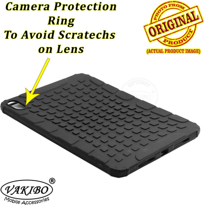 VAKIBO Defender Strong Black Coloured Soft TPU Back Cover Case Shock Proof Suitable for Apple iPad mini (6th Gen)