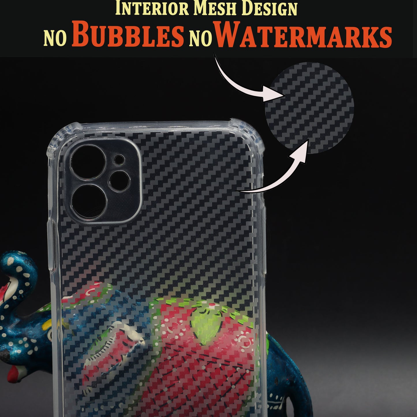VAKIBO Transparent Back Cover Case Suitable for iPhone 11