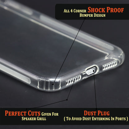 VAKIBO Super Premium Soft TPU Transparent Case With Dustplug,Side Grip,Corner Protection,lanyard Cuts,Camera Protection Suitable for iPhone 11