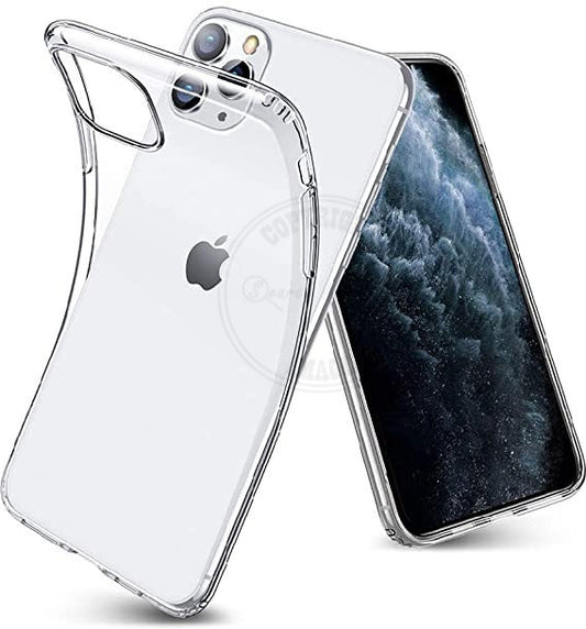 VAKIBO Premium Clear 2MM Thick Transparent Soft TPU Rubber Back Cover Case With Camera Protection Suitable for Apple iPhone 11 Pro