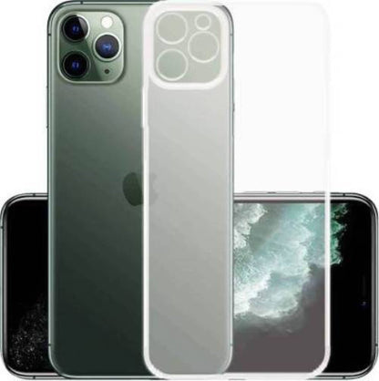 VAKIBO Super Premium Soft TPU Transparent Case With Dustplug,Side Grip,Corner Protection,lanyard Cuts,Camera Protection Suitable for iPhone 11 Pro