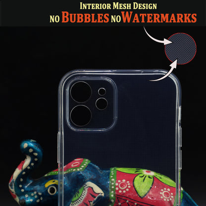 VAKIBO Premium Clear 2MM Thick Transparent Soft TPU Rubber Back Cover Case With Camera Protection Suitable for iPhone 12