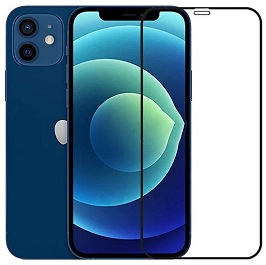 Super Premium Quality Tempered Glass Screen Guard Protector With Black Border Suitable For iPhone 12 Mini