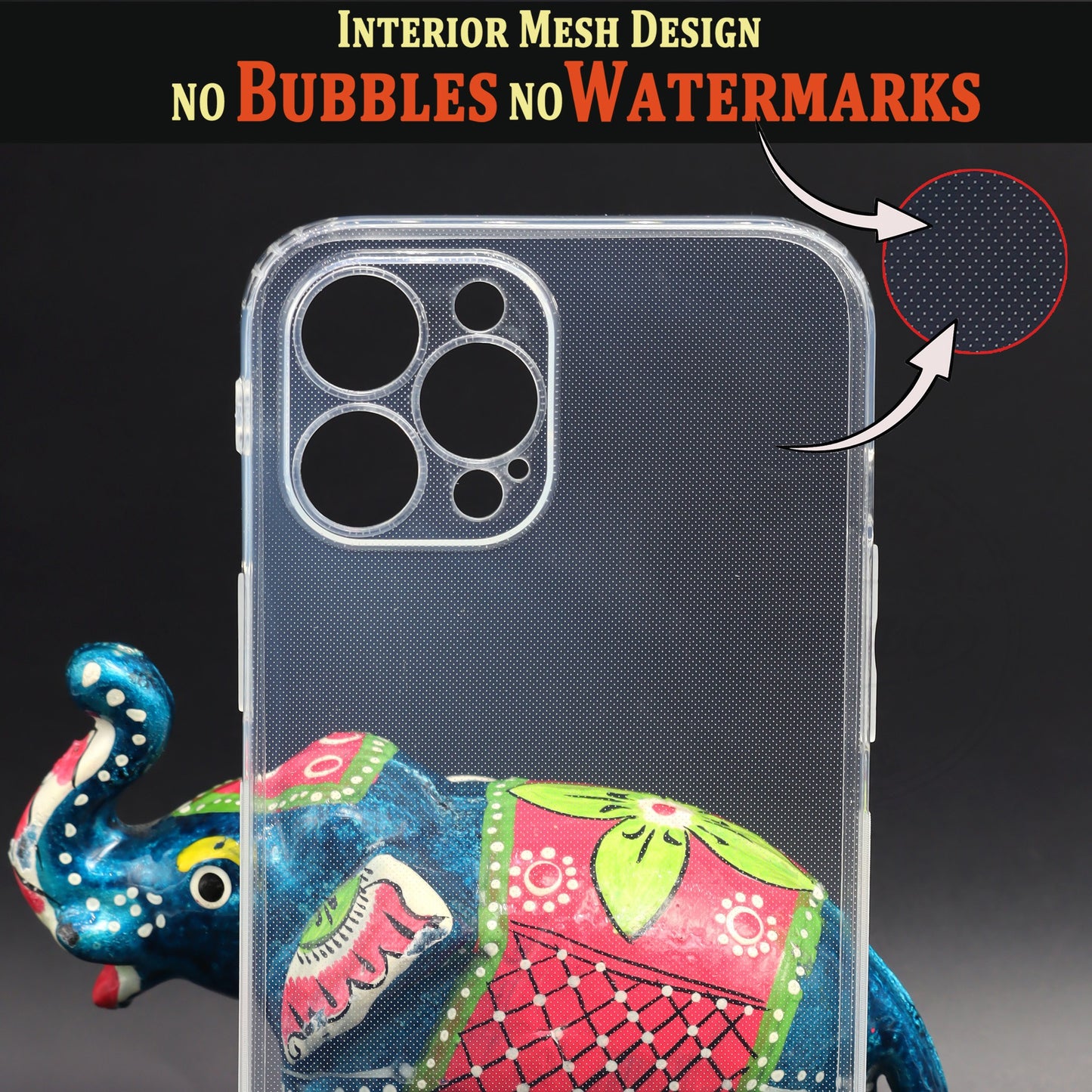 VAKIBO Super Premium Soft TPU Transparent Case With Dustplug,Side Grip,Corner Protection,lanyard Cuts,Camera Protection Suitable for iPhone 12 Pro Max