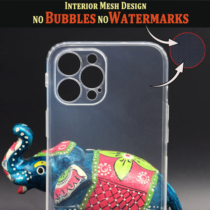 VAKIBO Super Premium Soft TPU Transparent Case With Dustplug,Side Grip,Corner Protection,lanyard Cuts,Camera Protection Suitable for iPhone 12 Pro Max