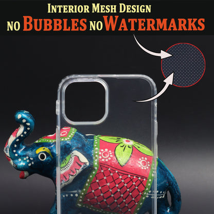 VAKIBO Super Premium Soft TPU Transparent Case With Dustplug,Side Grip,Corner Protection,lanyard Cuts,Camera Protection Suitable for iPhone 13 Mini