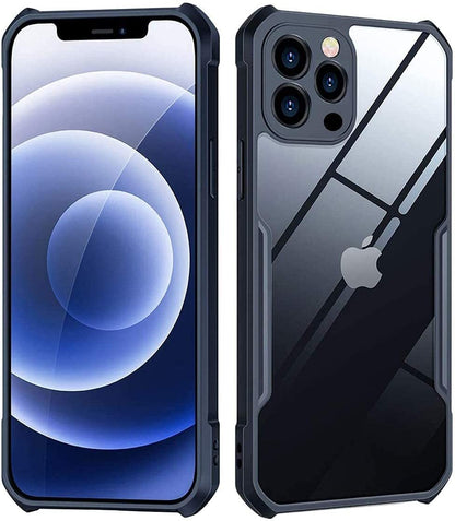 VAKIBO Best Selling Black and Transparent Back Cover Case Made With Soft TPU and Acrylic With 4 Corner and Camera Protection Suitable for Apple iPhone 13 Pro Max