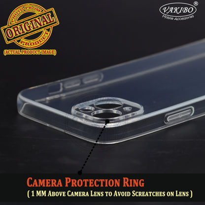 VAKIBO Premium Clear 2MM Thick Transparent Soft TPU Rubber Back Cover Case With Camera Protection Suitable for Apple iPhone 14 Plus