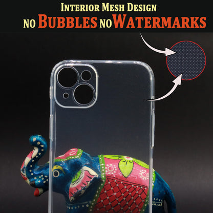 VAKIBO Super Premium Soft TPU Transparent Case With Dustplug,Side Grip,Corner Protection,lanyard Cuts,Camera Protection Suitable for iPhone 15 Plus