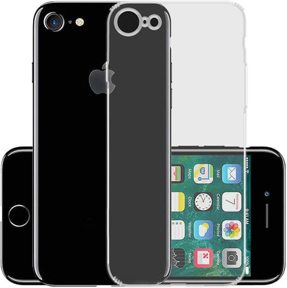 VAKIBO Super Premium Soft TPU Transparent Case With Dustplug,Side Grip,Corner Protection,lanyard Cuts,Camera Protection Suitable for iPhone 6 Plus