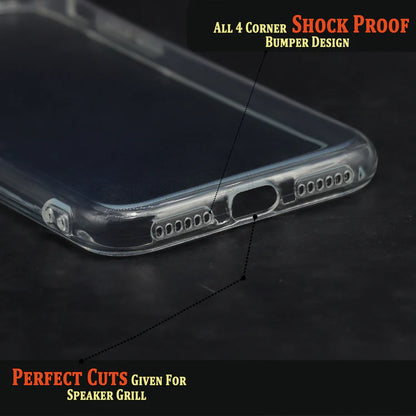 VAKIBO Premium Clear 2MM Thick Transparent Soft TPU Rubber Back Cover Case With Camera Protection Suitable for Apple iPhone 8