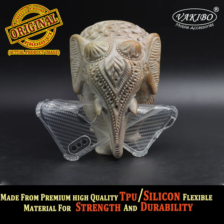 VAKIBO Transparent Back Cover Case Suitable for iPhone XS