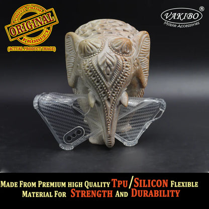 VAKIBO Transparent Back Cover Case Suitable for iPhone XS