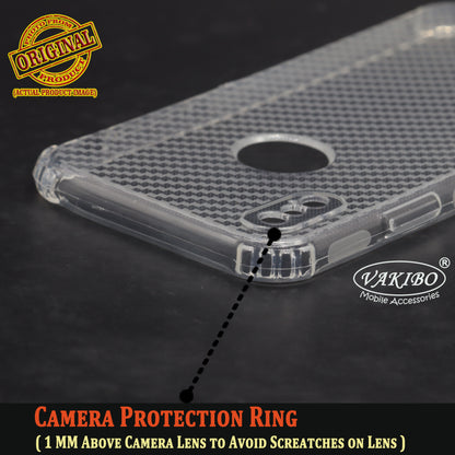 VAKIBO Transparent Back Cover Case Suitable for iPhone X