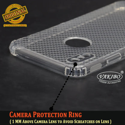 VAKIBO Transparent Back Cover Case Suitable for iPhone XS