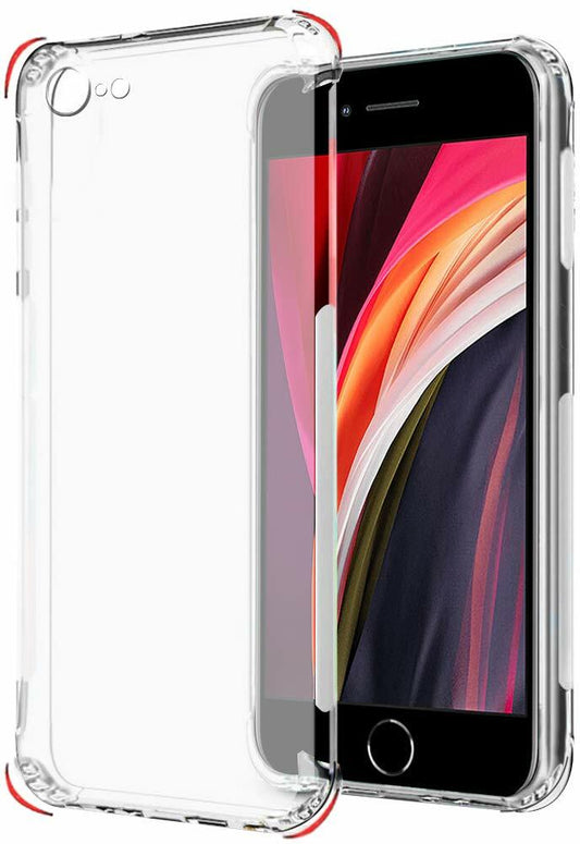 VAKIBO Super Premium Soft TPU Transparent Case With Dustplug,Side Grip,Corner Protection,lanyard Cuts,Camera Protection Suitable for iPhone 6