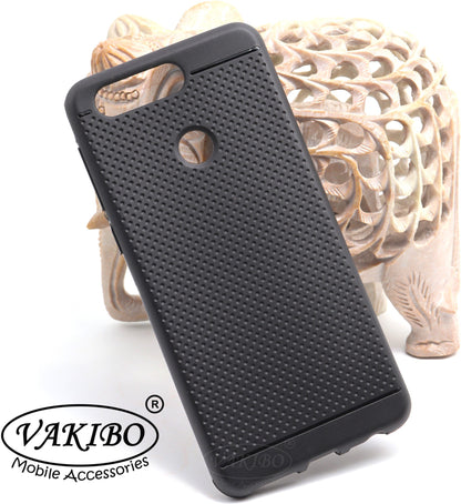 VAKIBO Dotted Design Black Coloured Soft TPU Back Cover Case Suitable for Lenovo K9
