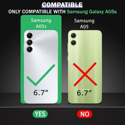 VAKIBO Best Selling Black and Transparent Back Cover Case Made With Soft TPU and Acrylic With 4 Corner and Camera Protection Suitable for Samsung Galaxy A05S