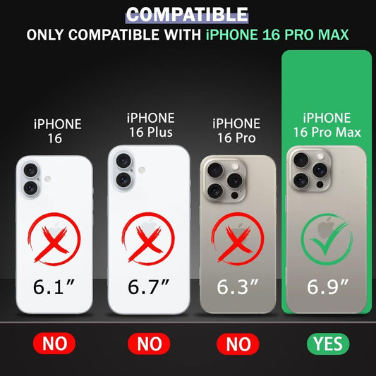 VAKIBO Premium Clear 2MM Thick Transparent Soft TPU Rubber Back Cover Case With Camera Protection Suitable for iPhone 16 Pro Max