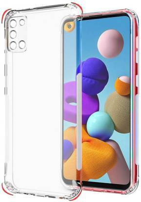 VAKIBO Super Premium Soft TPU Transparent Case With Dustplug,Side Grip,Corner Protection,lanyard Cuts,Camera Protection Suitable for Realme 7i