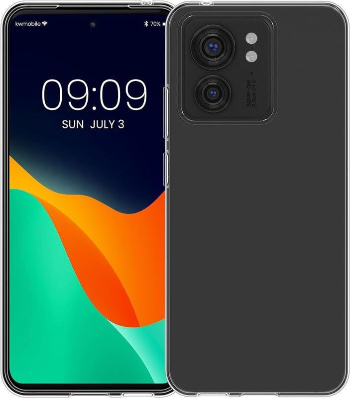 VAKIBO Premium Clear 2MM Thick Transparent Soft TPU Rubber Back Cover Case With Camera Protection Suitable for Moto Edge 40