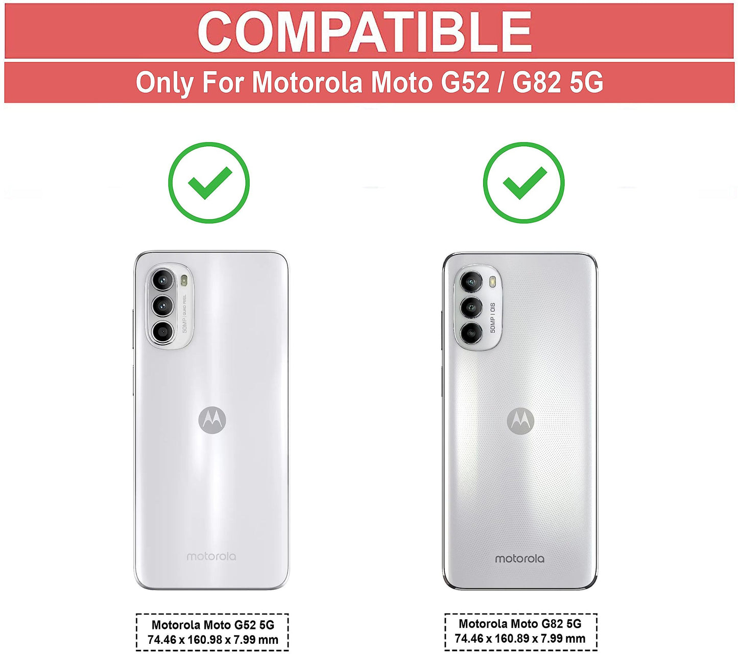 VAKIBO Best Selling Black and Transparent Back Cover Case Made With Soft TPU and Acrylic With 4 Corner and Camera Protection Suitable for Moto G52
