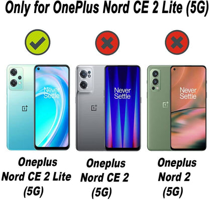 VAKIBO Super Premium Black Border Transparent Case With Corner Protection & Camera Protection Suitable for OnePlus Nord CE2 Lite