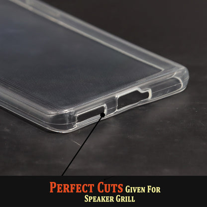 VAKIBO Premium Clear 2MM Thick Transparent Soft TPU Rubber Back Cover Case With Camera Protection Suitable for Nothing Phone 1