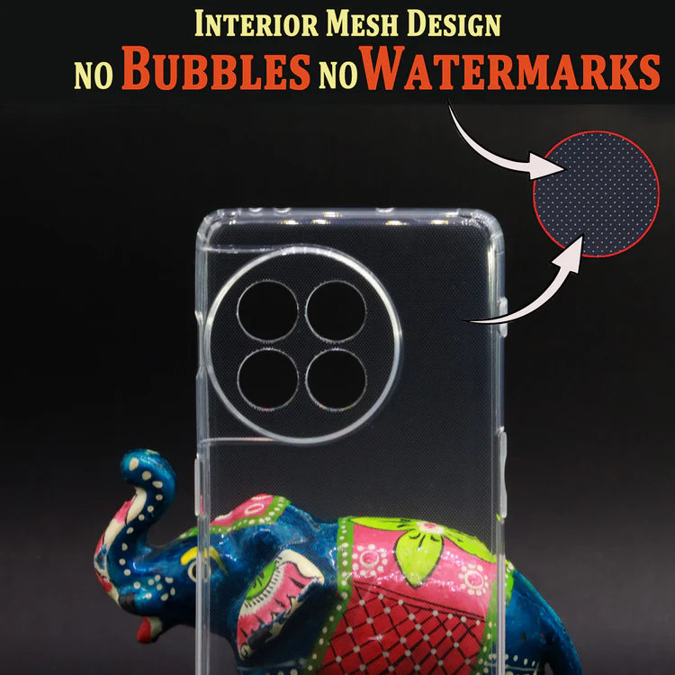 VAKIBO Super Premium Soft TPU Transparent Case With Dustplug,Side Grip,Corner Protection,lanyard Cuts,Camera Protection Suitable for OnePlus Ace2