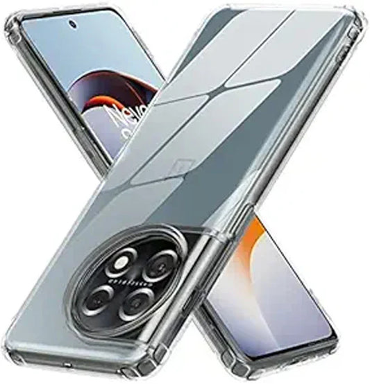 VAKIBO Super Premium Soft TPU Transparent Case With Dustplug,Side Grip,Corner Protection,lanyard Cuts,Camera Protection Suitable for OnePlus Ace2