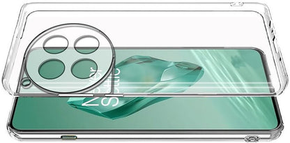 VAKIBO Premium Clear 2MM Thick Transparent Soft TPU Rubber Back Cover Case With Camera Protection Suitable for Oneplus 12