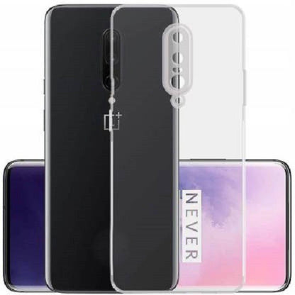 VAKIBO Super Premium Soft TPU Transparent Case With Dustplug,Side Grip,Corner Protection,lanyard Cuts,Camera Protection Suitable for Oneplus 7 Pro